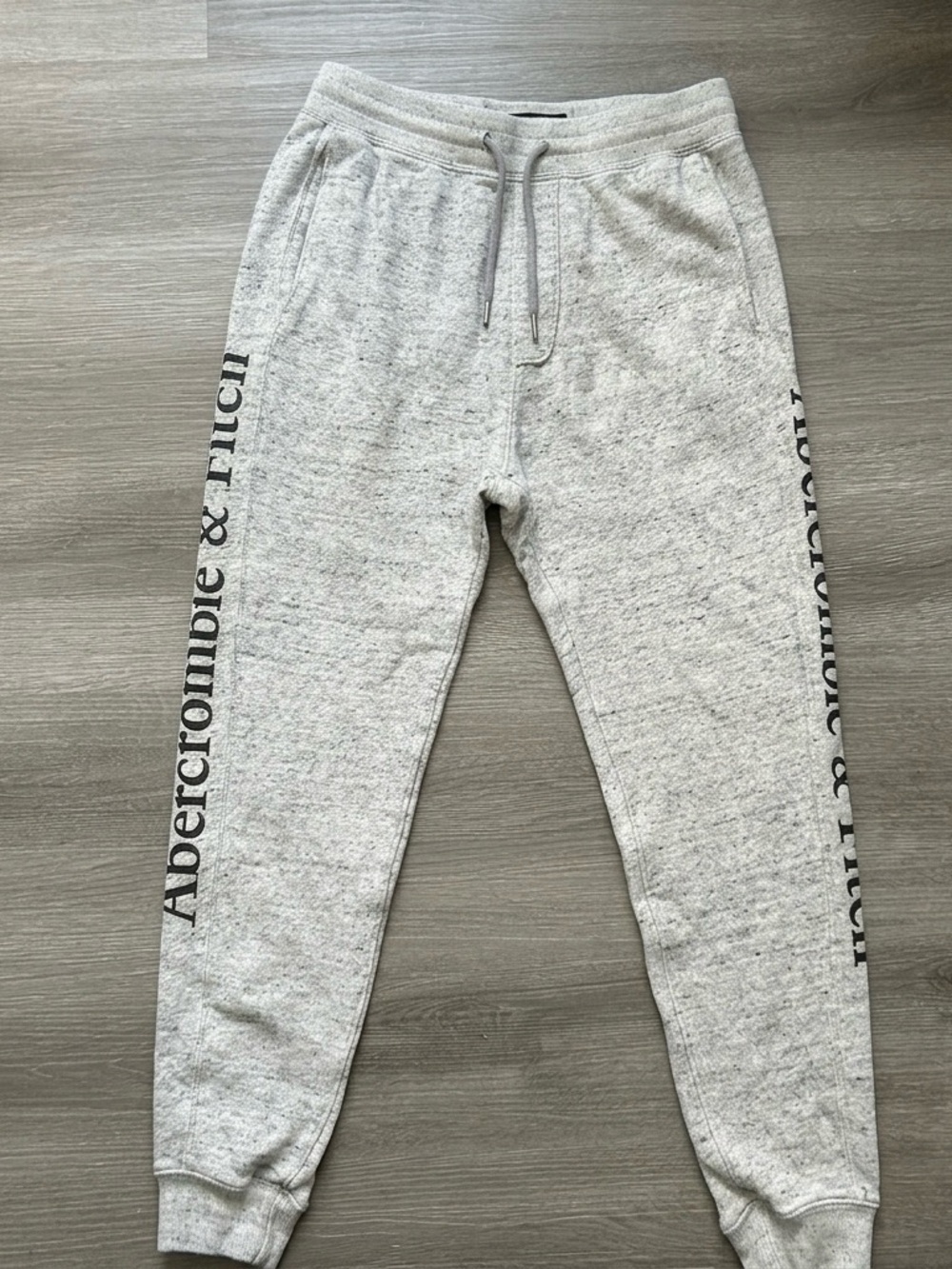 Abercrombie & Fitch ~ Soft A & F Fleece Men's Jogger Sweatpants; Gray; Size S